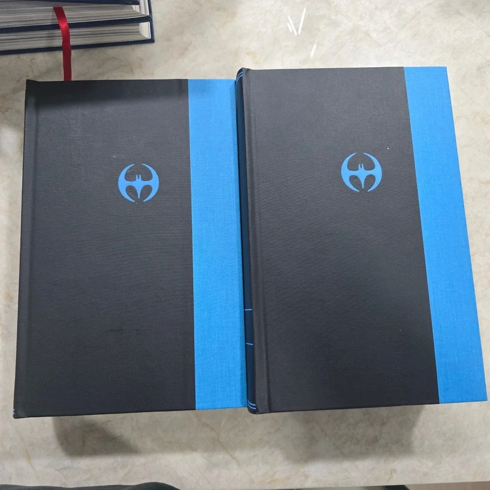 DC Comics Batman Knightfall Custom Bound Vol 1 2 Hardcover Set. One of a kind